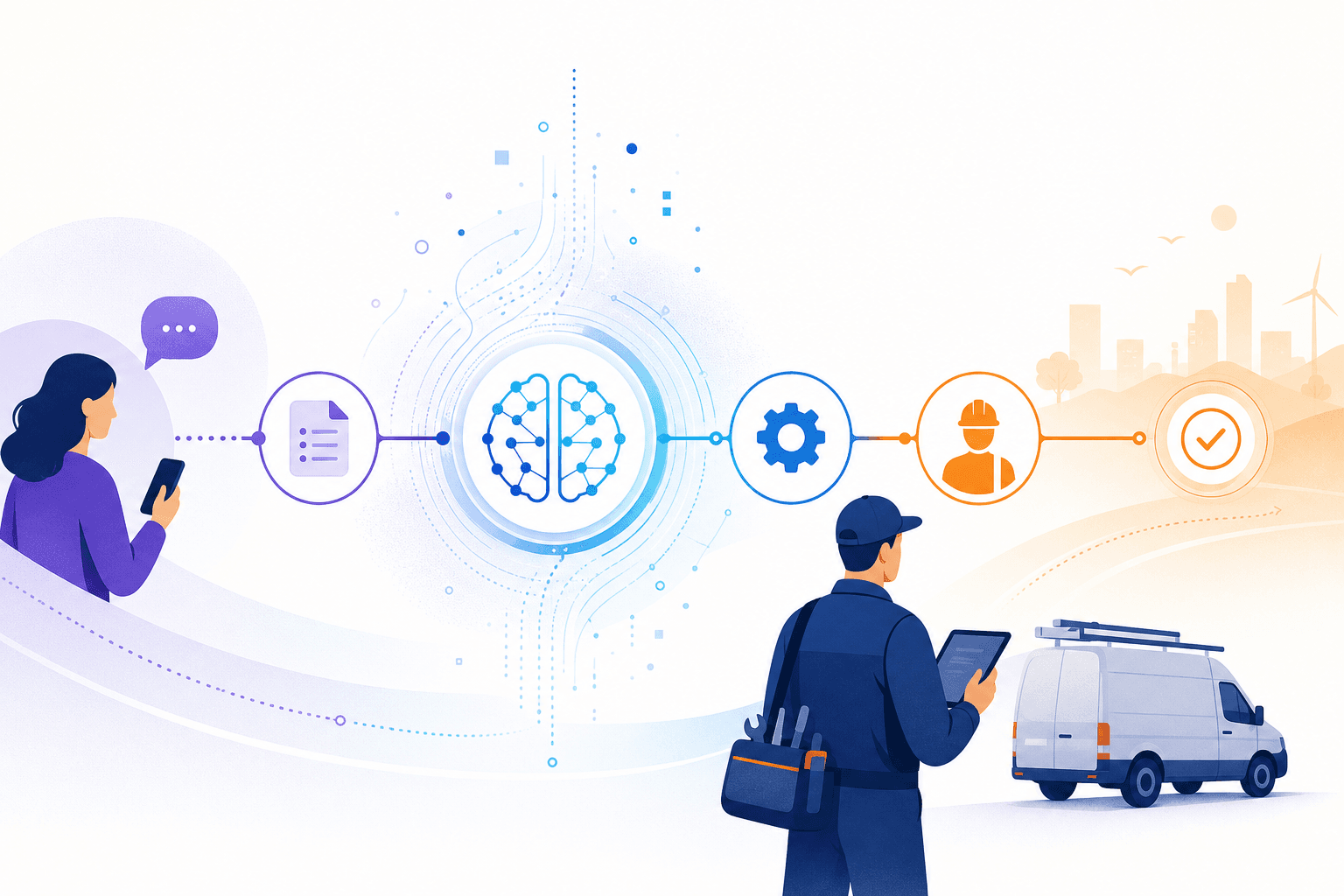AI-Assisted Field Service: From Request to Work Order