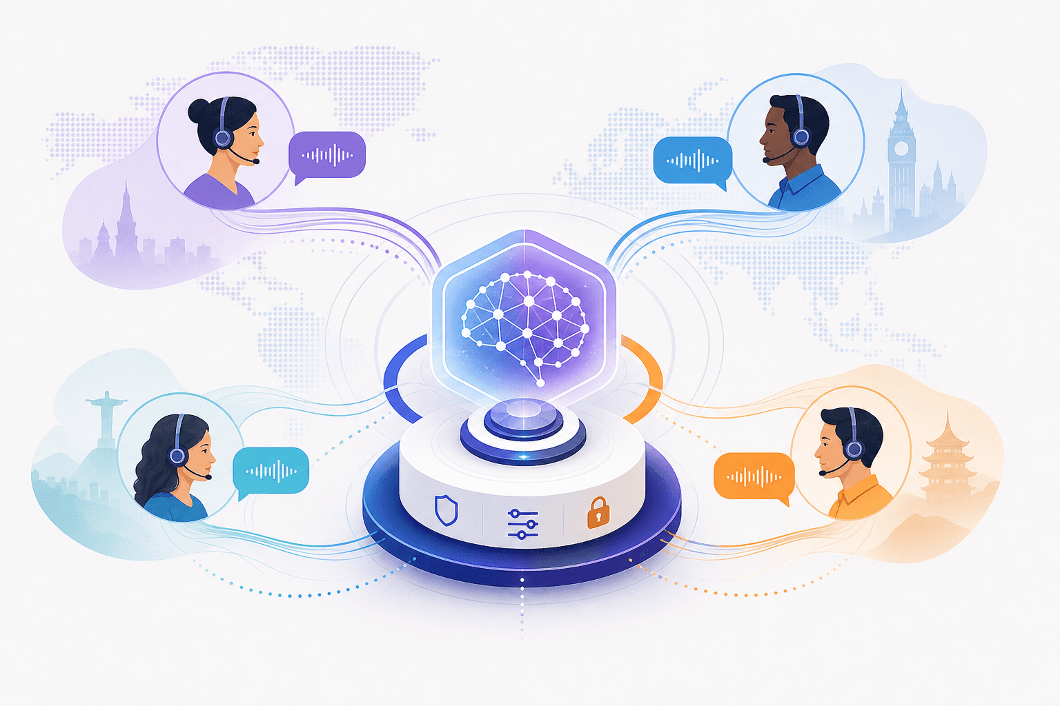 Multilingual Customer Operations With Shared AI Controls